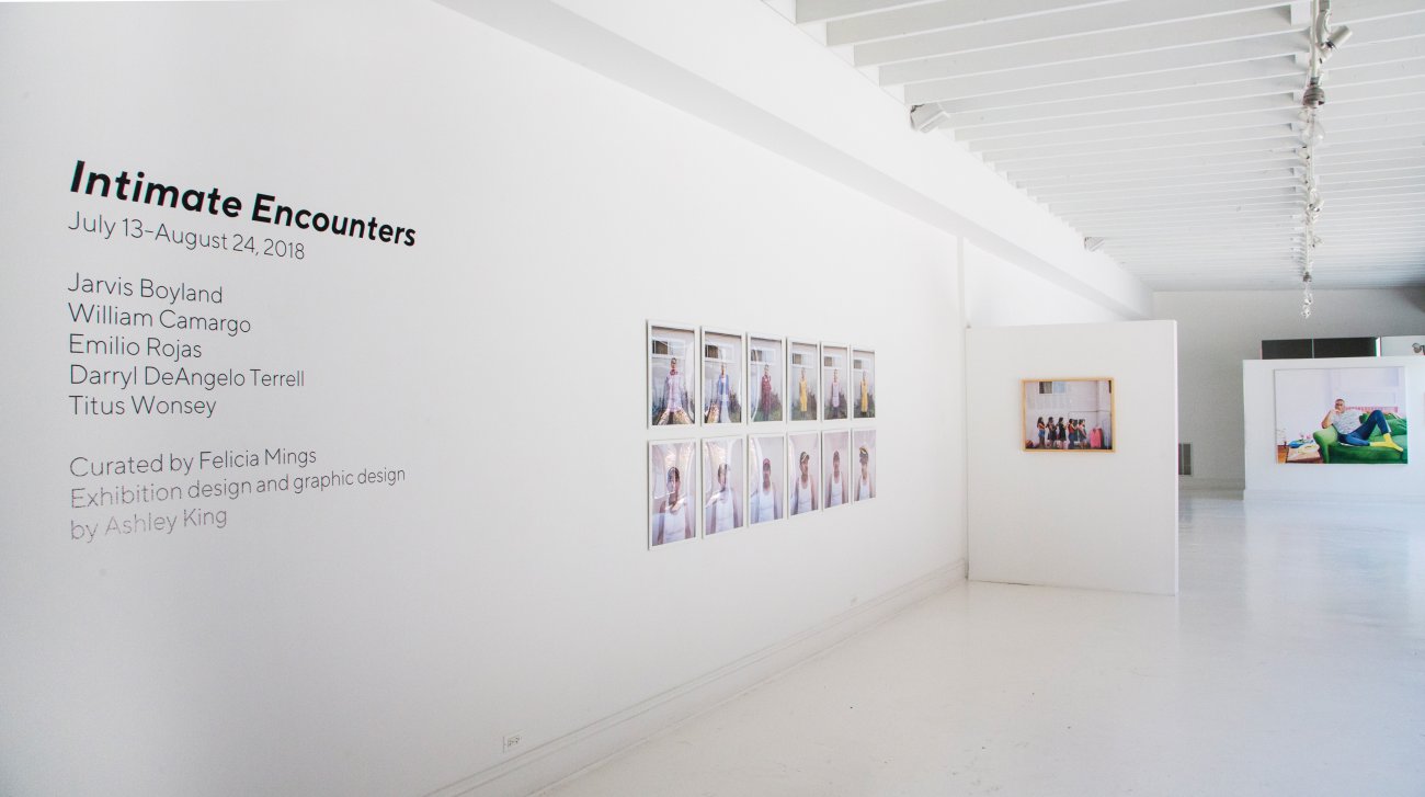 Documentation of work as installed in the exhibition Intimate Encounters at Blanc Gallery
