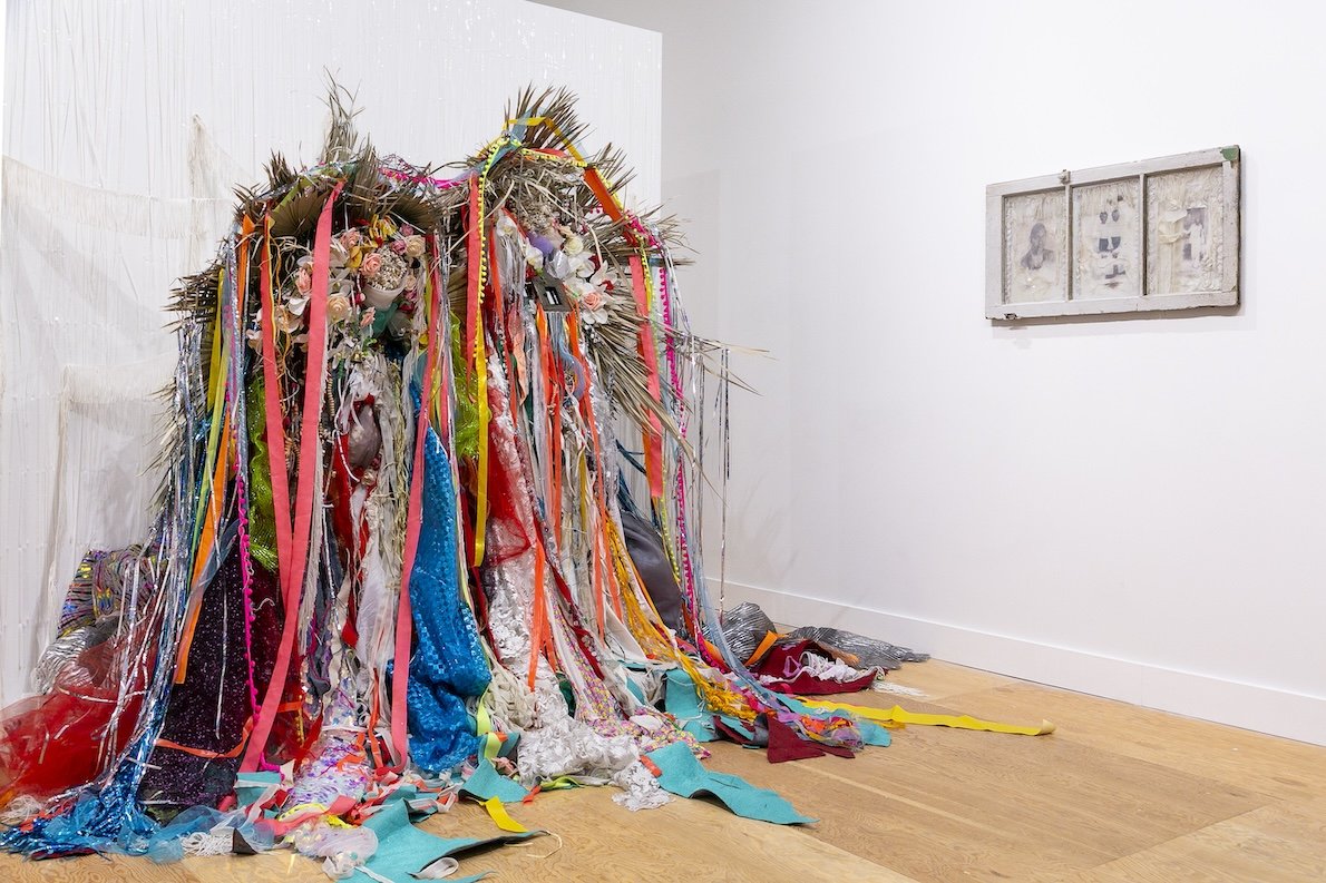Installation view of Lehna Huie: In Remembrance of Us