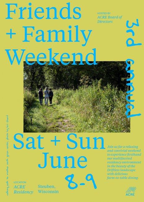Friends and Family Weekend 2024 June 8-9